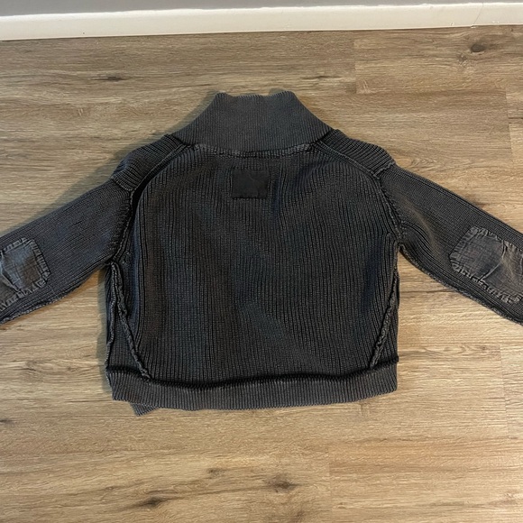 We The Free Dark Gray Knit Cardigan - Picture 5 of 5